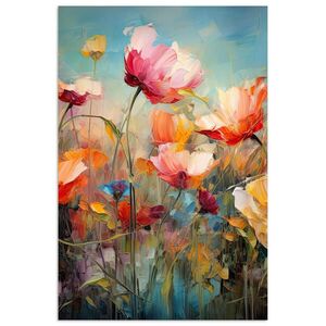 MuchoWow PLAKÁT Květiny - Akvarel - Umění - Botanické - Příroda 80x120 cm obraz