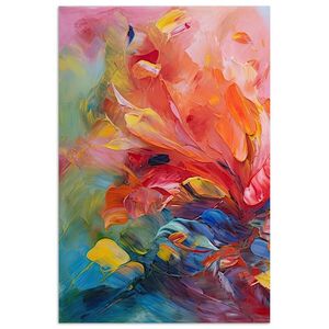 MuchoWow PLAKÁT Olejomalba - Umění - Abstraktní - Barevné 20x30 cm obraz