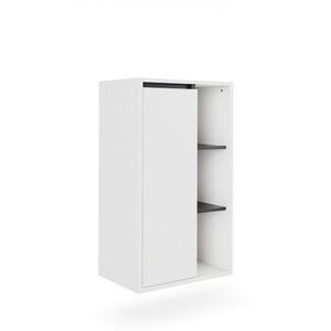 Vicco MIDI SKŘÍŇKA Viola Bílá/šedá 50 x 86 cm s otevřenými policemi obraz