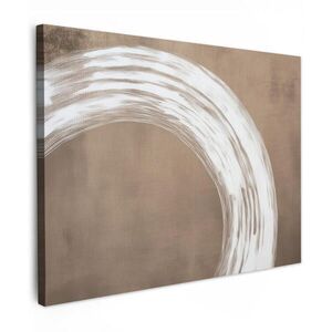 MuchoWow OBRAZ NA PLÁTNĚ Barva - hnědá - Japandi 80x60 cm obraz