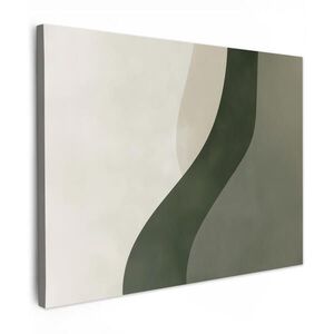 MuchoWow OBRAZ NA PLÁTNĚ Japonsko - Zelená - Abstraktní - Moderní 40x30 cm obraz