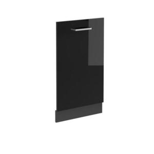Vicco ČELNÍ PANEL MYČKY R-Line Černý vysoký lesk 45 cm bez pracovní desky obraz