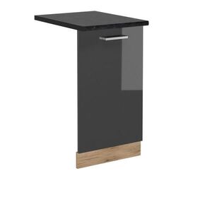 Vicco ČELNÍ PANEL MYČKY R-Line Antracitový vysoký lesk 45 cm , PD Antracit obraz