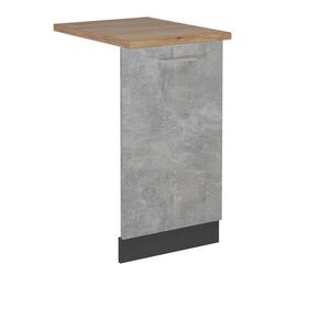 Vicco ČELNÍ PANEL MYČKY R-Line Beton 45 cm , PD Dub obraz