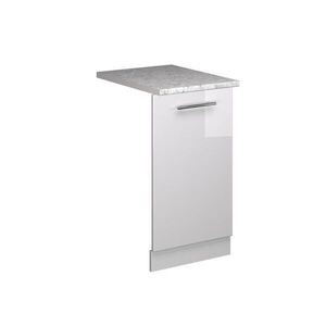 Vicco ČELNÍ PANEL MYČKY Fame-Line Bílá vysoký lesk 45 cm s pracovní deskou obraz