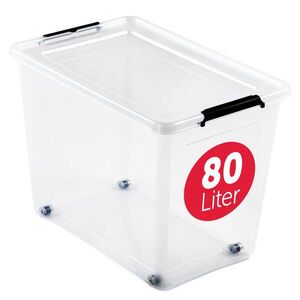 BOXXivo ÚLOŽNÝ box s víkem 80 l – sada 1 ks obraz
