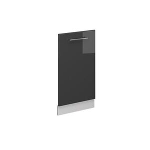 Vicco ČELNÍ PANEL MYČKY Fame-Line Antracitový vysoký lesk 45 cm bez pracovní desky obraz