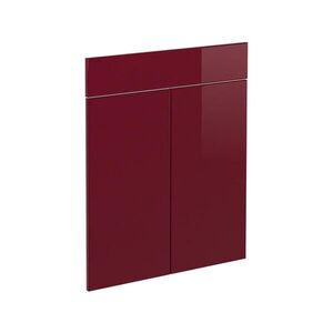 Vicco KUCHYŇSKÁ DVÍŘKA R-Line Červená vysoký lesk 59.6 x 70.8 cm nábytková čela pro spodní skříňku se zásuvkami obraz