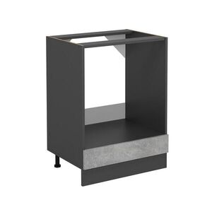 Vicco SKŘÍŇKA NA VESTAVĚNOU TROUBU R-Line Beton 60 cm bez pracovní desky obraz