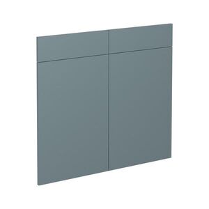 Vicco KUCHYŇSKÁ DVÍŘKA R-Line Modrošedá 79.2 x 70.8 cm nábytková čela pro spodní skříňku se zásuvkami obraz