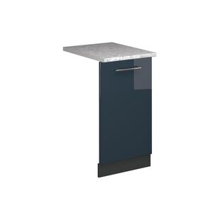 Vicco ČELNÍ PANEL MYČKY Fame-Line Tmavě modrá s vysokým leskem 45 cm s pracovní deskou obraz