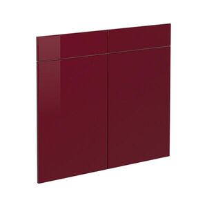Vicco KUCHYŇSKÁ DVÍŘKA R-Line Červená vysoký lesk 79.2 x 70.8 cm nábytková čela pro spodní skříňku se zásuvkami obraz