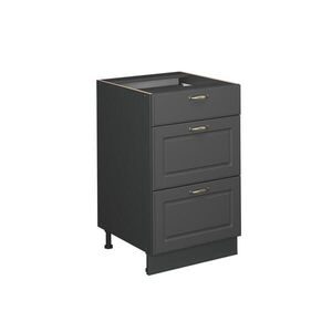 Vicco SPODNÍ SKŘÍŇKA KUCHYŇSKÉ LINKY Fame-Line Anthrazit-Gold Landhaus 50 cm bez pracovní desky obraz
