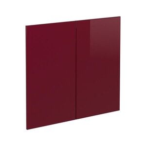 Vicco KUCHYŇSKÁ DVÍŘKA R-Line Červená vysoký lesk 79.2 x 71.3 cm nábytková čela pro skříňku pod dřez obraz