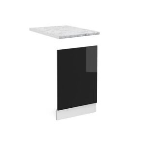 Vicco PŘEDNÍ PANEL R-Line Černý vysoký lesk 45 cm , PD Mramor obraz