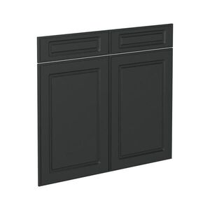 Vicco KUCHYŇSKÁ DVÍŘKA R-Line Antracitový venkovský dům 79.2 x 70.8 cm nábytková čela pro spodní skříňku se zásuvkami obraz