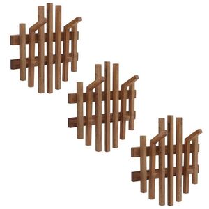 MCW SADA 3 KUSŮ ŠATNÍKOVÝCH PANELŮ Dekor dub obraz