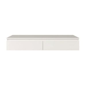 Selsey ZÁVĚSNÝ psací / toaletní stolek Bemmi, bílý, 120 cm obraz
