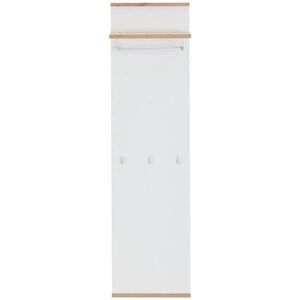 Xora ŠATNÍ PANEL, bílá, dub artisan, 45/169/28 cm obraz