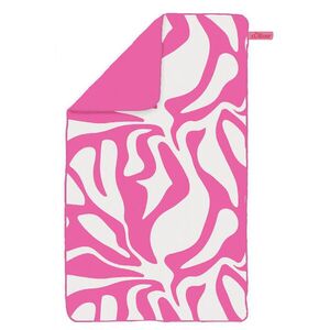 S. Oliver OSUŠKA NA PLÁŽ, 80/160 cm, bílá, pink obraz