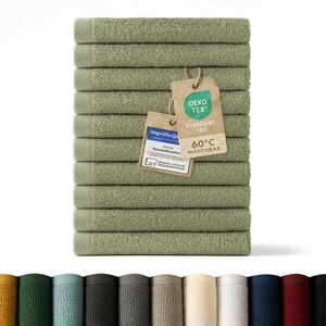 Blumtal RUČNÍK PRO HOSTY sada 10 ks, 10x ručník pro hosty 30/30 cm, světle zelená obraz