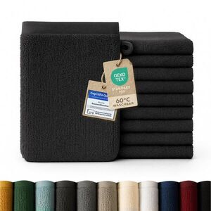 Blumtal ŽÍNKA sada 10 ks, 10x žínka 15/20 cm, černá obraz