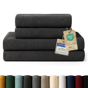Blumtal OSUŠKA 4dílná sada, 2x osuška 70/140 + 2x ručník 50/100 cm, tmavě šedá obraz