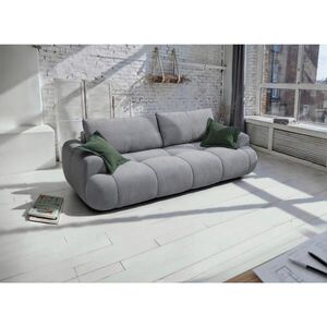 MID.YOU ROZKLÁDACÍ POHOVKA, plast, textil, kompozitní dřevo, šedá obraz