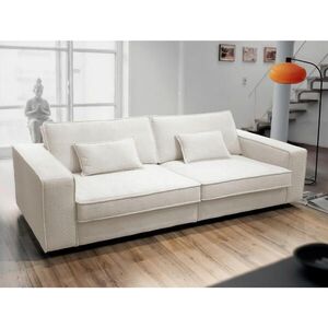 MID.YOU POHOVKA BIG SOFA, plast, textil, kompozitní dřevo, krémová obraz