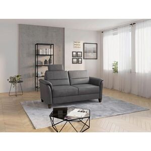 Sit & More TŘÍMÍSTNÁ POHOVKA, textil, antracitová obraz