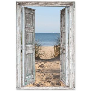 OnlyWow ZAHRADNÍ PLAKÁT Duny - Pláž - Výhledy - Léto 80x120 cm obraz