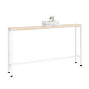 SoBuy KONZOLOVÝ STOLEK DO PŘEDSÍNĚ Světlý dub 120x20x65cm Minimalistický obraz