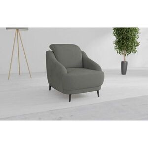 Sit & More KŘESLO, textil, jílová barva obraz