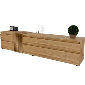Linea Natura NÍZKÁ KOMODA, dub, barvy dubu, 248, 8/55, 3/44 cm obraz