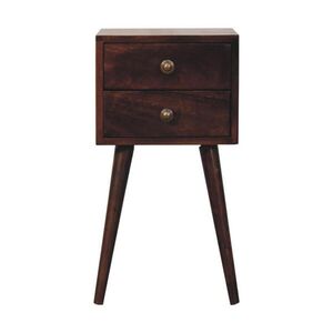 Artisan Furniture KONSOLOVÝ STŮL Povrchová úprava California Walnut, 2 zásuvky, 1 otevřená police, lakovaná hnědá obraz