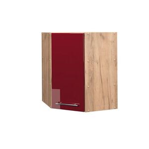 Vicco ROHOVÝ VĚŠÁK NA STĚNU Fame-Line Bordó červená vysoký lesk 57 cm obraz