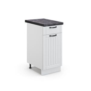 Vicco SPODNÍ SKŘÍŇKA KUCHYŇSKÉ LINKY Fame-Line Bílý venkovský dům 40 cm , PD Antracit obraz