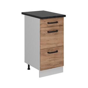 Vicco SPODNÍ SKŘÍŇKA KUCHYŇSKÉ LINKY R-Line Zlatý mocný dub 40 cm PD Antracit obraz