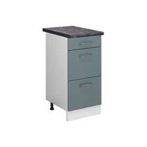 Vicco SPODNÍ SKŘÍŇKA KUCHYŇSKÉ LINKY R-Line Modrošedá 40 cm se zásuvkami, PD Antracit obraz