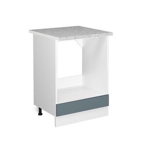 Vicco SKŘÍŇKA NA VESTAVĚNOU TROUBU R-Line Modrošedá 60 cm s pracovní deskou obraz