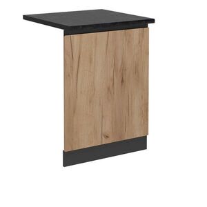 Vicco ČELNÍ PANEL MYČKY R-Line Zlatý mocný dub 60 cm , PD Antracit obraz