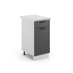 Vicco SPODNÍ SKŘÍŇKA KUCHYŇSKÉ LINKY Fame-Line Antracitový venkovský dům 40 cm , PD Mramor obraz
