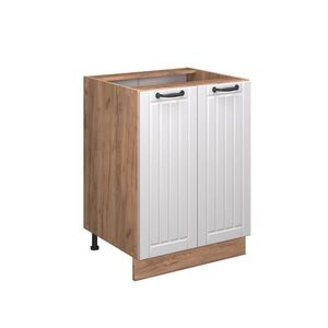 Vicco SPODNÍ SKŘÍŇKA KUCHYŇSKÉ LINKY Fame-Line Bílý venkovský dům 60 cm , PD Dub obraz