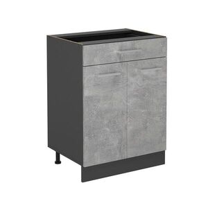 Vicco SPODNÍ SKŘÍŇKA KUCHYŇSKÉ LINKY R-Line Beton 60 cm se zásuvkou, bez pracovní desky obraz
