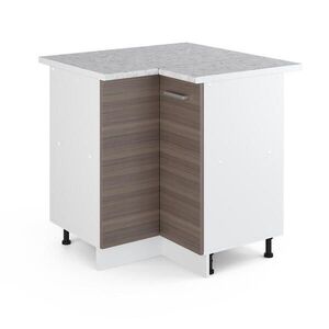 Vicco ROHOVÁ SKŘÍŇKA R-Line Ušlechtilá šedá 75.6 cm s pracovní deskou obraz