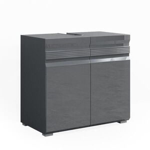 Vicco ZÁKLADNÍ SKŘÍŇKA POD UMYVADLO Fredd Antracitový vysoký lesk 60 x 56 cm obraz