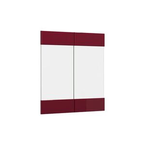 Vicco KUCHYŇSKÁ DVÍŘKA R-Line Červená vysoký lesk 59.2 x 59 cm nábytková čela pro závěsnou vitrínu obraz