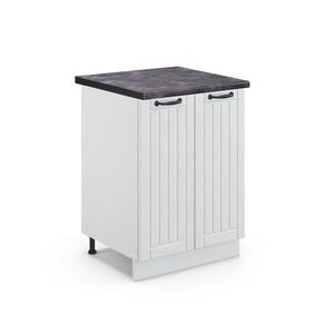 Vicco SPODNÍ SKŘÍŇKA KUCHYŇSKÉ LINKY Fame-Line Bílý venkovský dům 60 cm , PD Antracit obraz