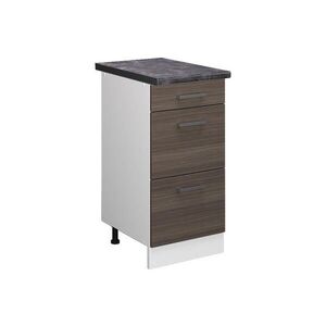 Vicco SPODNÍ SKŘÍŇKA KUCHYŇSKÉ LINKY R-Line Ušlechtilá šedá 40 cm se zásuvkami, PD Antracit obraz