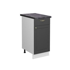 Vicco SPODNÍ SKŘÍŇKA KUCHYŇSKÉ LINKY Fame-Line Anthrazit-Gold Landhaus 40 cm , PD Antracit obraz
